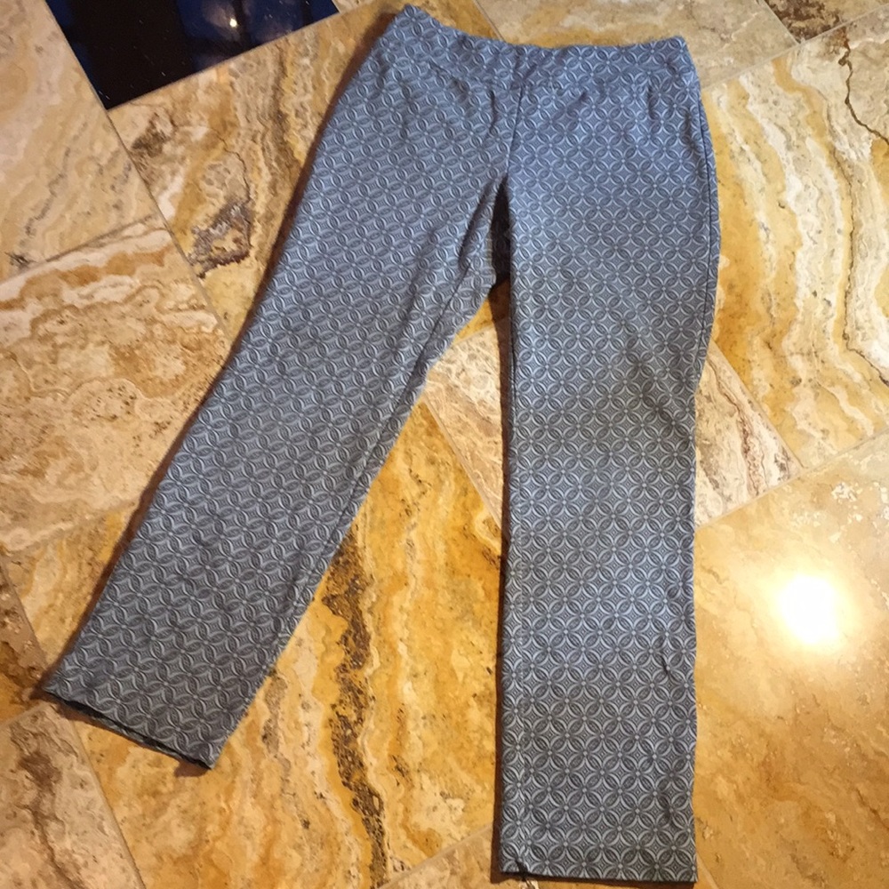 Insight stretch pants light blue print
